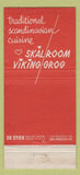 Matchbook Cover - Scandia Restaurant Hollywood CA WEAR 30 Stick