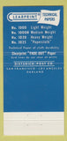 Matchbook Cover - Clearprint Technical Paper Dieterich Post WEAR 30 Strike