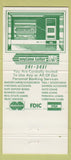Matchbook Cover - Monroe Bank and Trust MI 30 Strike