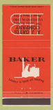 Matchbook Cover - AJ Gates Baker Fork Lifts Cleveland OH 30 Strike