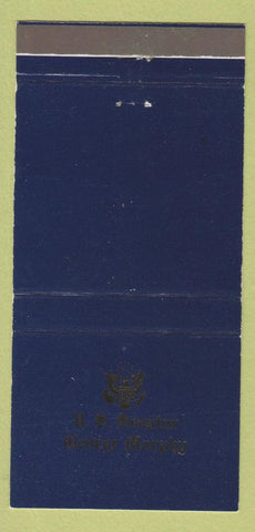 Matchbook Cover - US Senator CA Movies WEAR 30 Strike