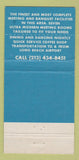 Matchbook Cover - Edgewater Inn Marina Hotel Long Beach CA 30 Strike