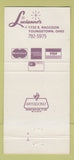 Matchbook Cover - Lucianno's Youngstown OH 30 Strike