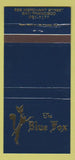 Matchbook Cover - The Blue Fox San Francisco CA 30 Strike