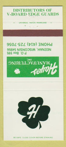 Matchbook Cover - Hayes Manufacturing Neenah WI 30 Strike