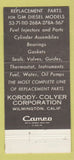 Matchbook Cover - ANS Engines Casey KC Golden Meadows LA 30 Strike