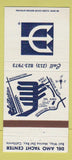 Matchbook Cover - Del Amo Yacht Center Marina Del Rey CA 30 Strike