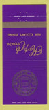 Matchbook Cover - Harp & Crown William Penn Hotel Pittsburgh PA 30 Strike