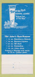 Matchbook Cover - Holiday Isle Resort Tiki Bar Islamorada FL 30 Strike