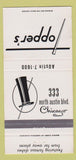 Matchbook Cover - Topper's Chicago IL 30 Strike