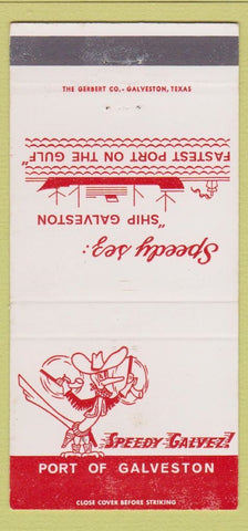 Matchbook Cover - Port of Galveston TX 30 Strike