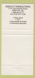 Matchbook Cover - Les Hotel Jaro Sainte Foy QC 30 Strike