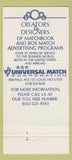Matchbook Cover - Union Industries Show St Louis MO 1983 30 Strike