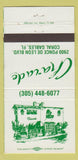 Matchbook Cover - Charade Coral Gables FL WEAR 30 Strike