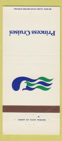 Matchbook Cover - Princess Cruises girlie 30 Strike