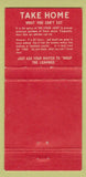 Matchbook Cover - Dan Stampler's Steak Joint New York City WEAR 30 Strike
