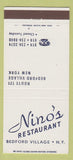 Matchbook Cover - Nino's Restaurant Bedford Village NY 30 Strike