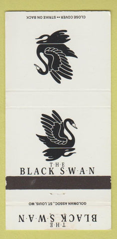 Matchbook Cover - The Black Swan Holiday Inn Collinsville IL 30 Strike