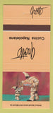 Matchbook Cover - Grotto Cucina Napoletana Houston TX 30 Strike