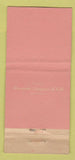 Matchbook Cover - It's a Girl! WORN 30 Strike