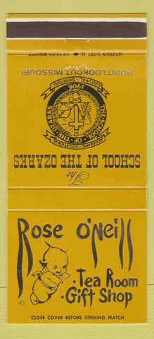 Matchbook Cover - School of the Ozarks Point Lookout MO Tea Room 30 Strike