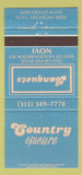 Matchbook Cover - Gourmet Epicure Novi MI restaurant 30 Strike