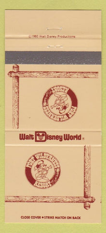 Matchbook Cover - Walt Disney World Fort Wilderness Resort 30 Strike