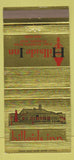 Matchbook Cover - Hillside Inn Plymouth MI  30 Strike