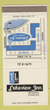 Matchbook Cover - Lakeview Inn Wichita KS 30 Strike