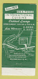 Matchbook Cover - Cinelli's County House Merchantville NJ 30 Strike