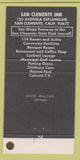 Matchbook Cover - San Clemente Inn CA 30 Strike