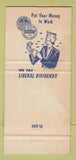 Matchbook Cover - Franklin Federal Savings and Loan St Petersburg FL 30 Strike