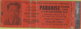 Matchbook Cover - Paradise Chinese Food Inglewood CA POOR