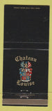 Matchbook Cover - Chateau Louise Resort Lodge Dundee IL 30 Strike