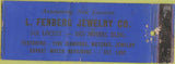 Matchbook Cover - Fenberg Jewelry Des Moines IA WORN