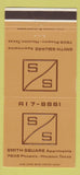 Matchbook Cover - Smith Square Apartments Houston TX 30 Strike