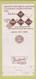 Matchbook Cover - League City Bank TX 30 Strike