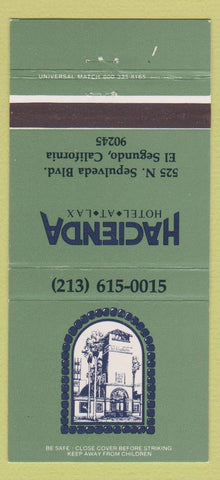 Matchbook Cover - Hacienda Hotel El Segundo CA 30 Strike