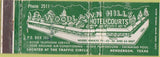 Matchbook Cover - Woodlawn Hills Hotel Courst H enderson TX WEAR