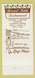 Matchbook Cover - King's Plaza Hotel Franklin Park IL 30 Strike