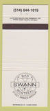 Matchbook Cover - Swann Bar Montreal QC 30 Strike