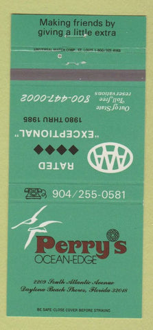 Matchbook Cover - Perry's Ocean Edge Daytona Beach Shores FL 30 Strike