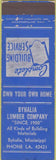 Matchbook Cover - Syhalia Lumber Byhalia MS Merchants