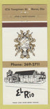 Matchbook Cover - El Rio Warren OH 30 Strike