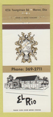 Matchbook Cover - El Rio Warren OH 30 Strike