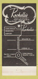 Matchbook Cover - Rochelle's Restaurant Long Beach CA 30 Strike