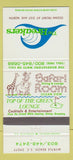 Matchbook Cover - The Breakers Myrtle Beach SC Safari Room 30 Strike