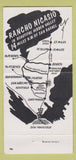 Matchbook Cover - Rancho Nicasio CA Marin County 30 Strike
