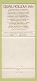 Matchbook Cover - Quail Hollow Inn Painesville OH 30 Strike