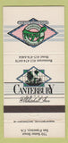 Matchbook Cover - Lehr's Greenhouse San Francisco CA Canterbury 30 Strike